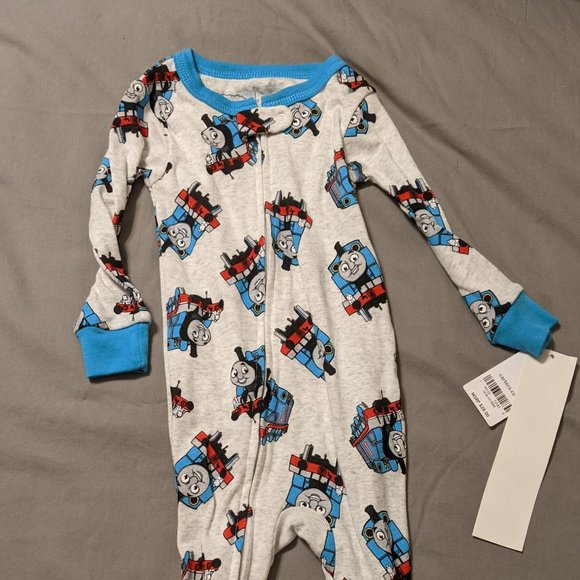 NWT Thomas and Friends Footie Pajamas, Carter's - Picture 1 of 3